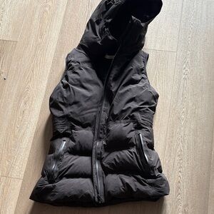Lululemon Athletica Dark Hooded Vest